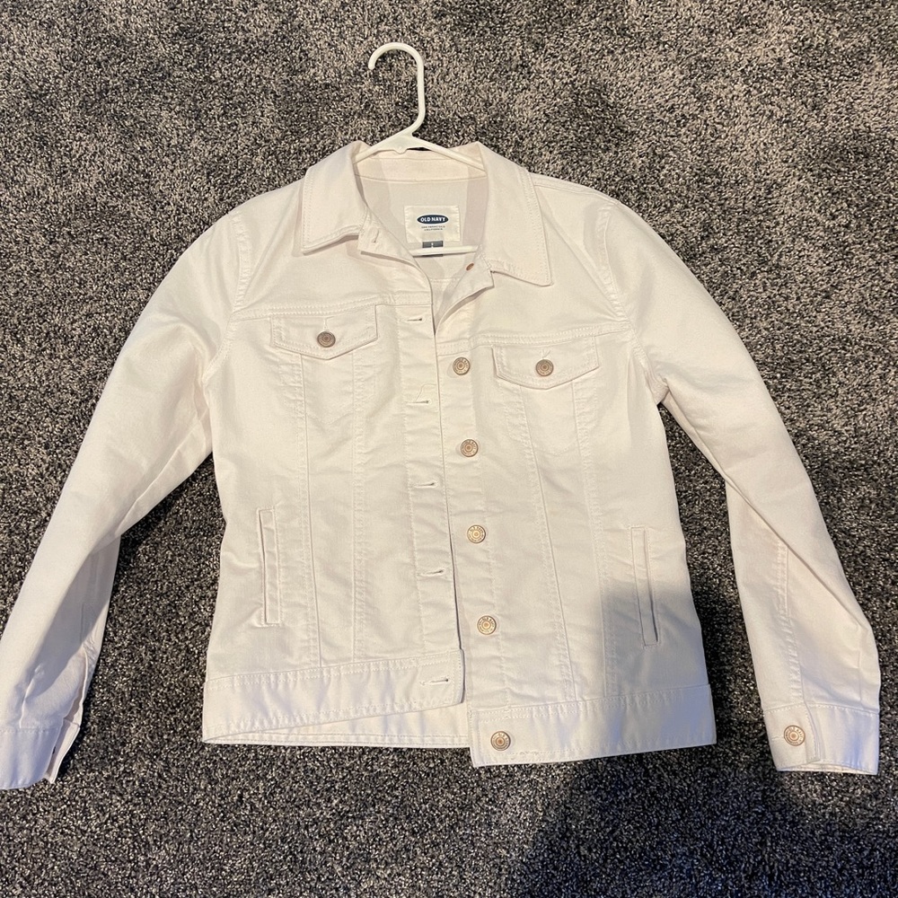 White Old Navy Jean Jacket - S